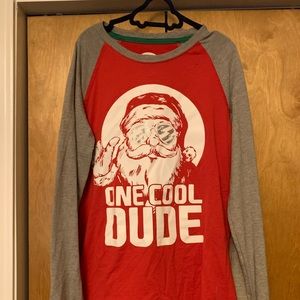 Santa long sleeve shirt